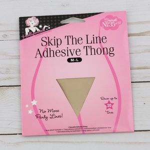 Hollywood Fashion Secrets Women's "Skip the Line" Adhesive Thong
